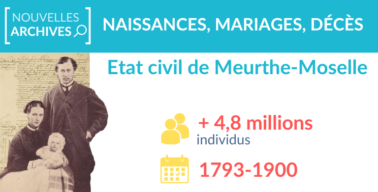 État civil de Meurthe-et-Moselle : une mise à jour majeure de 4,8 millions d’individus État civil de Meurthe-et-Moselle : une mise à jour majeure de 4,8 millions d’individus