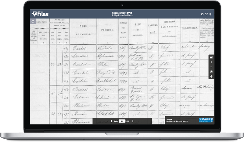 Aisne : le recensement de 1906 est indexé