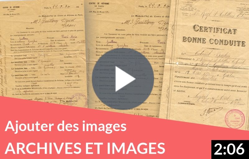 Enrichissez votre généalogie d’archives familiales et d’actes numérisés