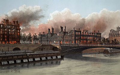 incendie de l'hôtel de ville 24 mai 1871