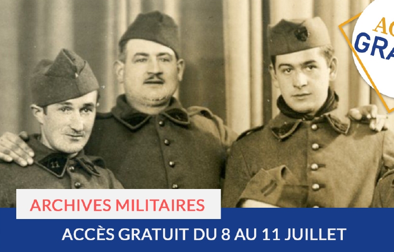 Accès Gratuit : Archives Militaires | Filae