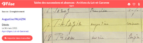 Nouveau : Tables De Successions Et Absences Du Lot-et-Garonne | Filae