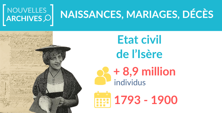 Mise à jour de l’état civil de l’Isère : 8,9 millions d’individus ajoutés Mise à jour de l’état civil de l’Isère : 8,9 millions d’individus ajoutés