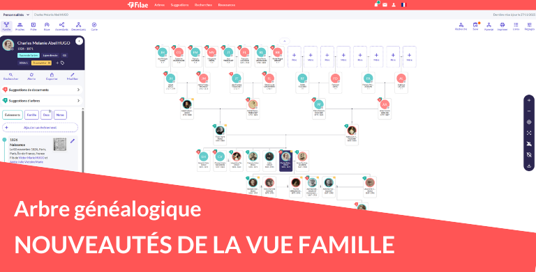 Evolution et nouveautés de la vue Famille Evolution et nouveautés de la vue Famille