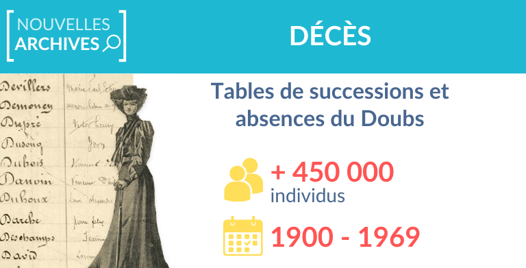 Nouveau : les tables de successions et absences du Territoire du Doubs Nouveau : les tables de successions et absences du Territoire du Doubs